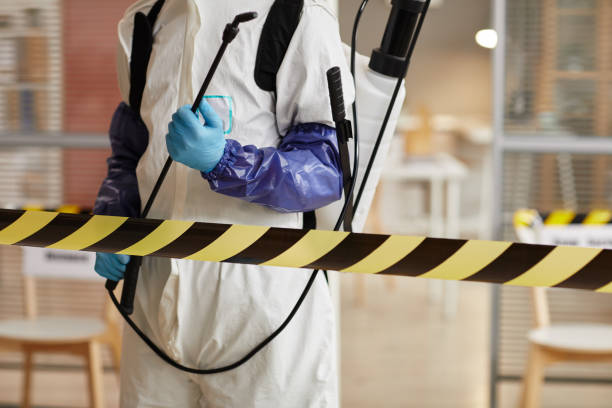 Professional Blood Cleanup technician working in Redlands, CA